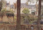 William Frederick Yeames,RA On the Boulevards-Dinan-Brittany (mk46) oil painting